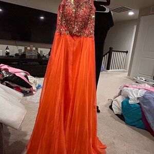 Elegant Sequin Evening Gown